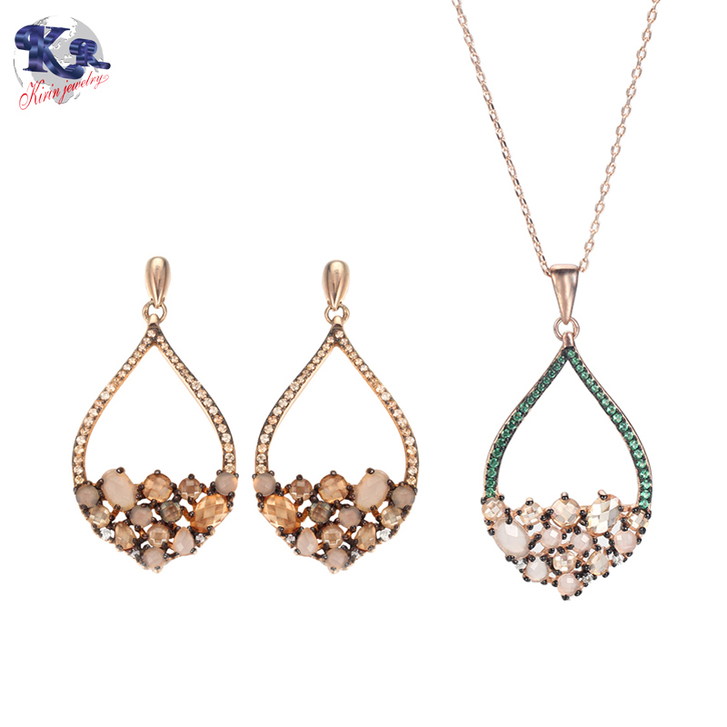Kirin 925 sterling silver fashion jewelry set for women 81772