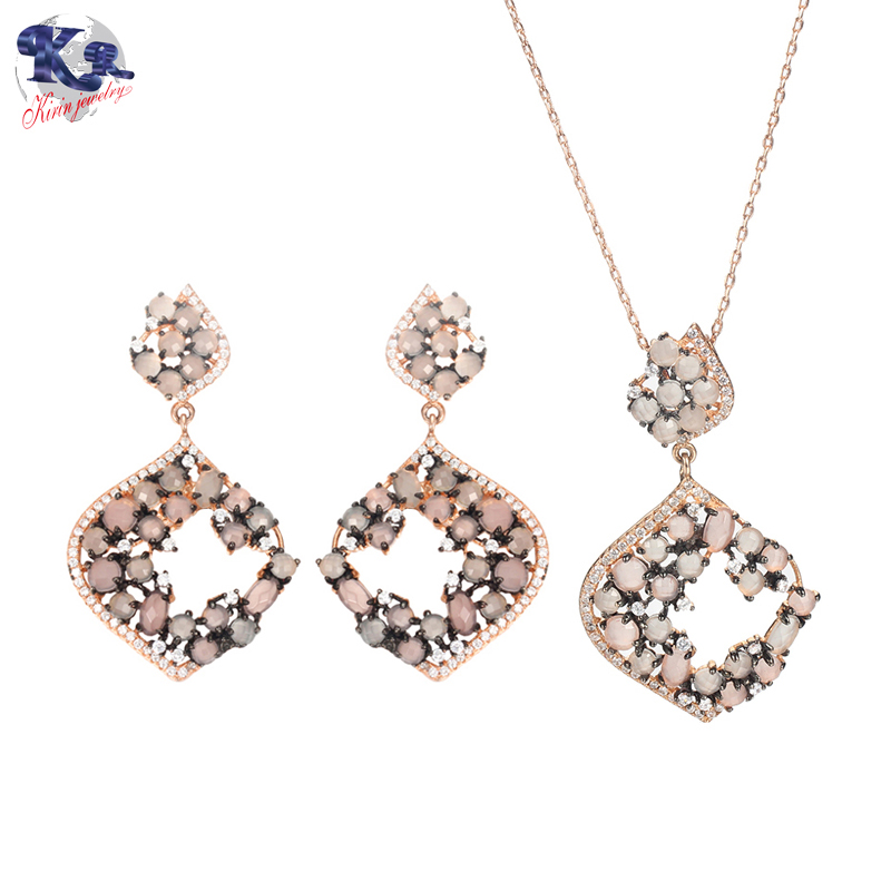 Kirin 925 sterling silver elegance jewelry set for women 81778