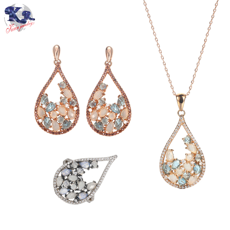 Kirin 925 sterling silver elegance jewelry set for women 81790