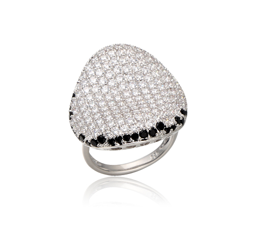 Fashion women 925 sterling silver cubic zircon Rings Kirin Jewelry 104521