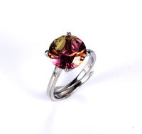 925 big stone fashion jewelry ring for women Kirin Jewelry 18405
