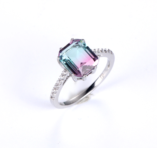 925 big stone fashion jewelry ring for women Kirin Jewelry 100972