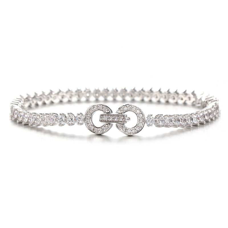 Womens 925 Sterling Silver Infinity Endless Love Symbol Charm Bracelet 61977 Kirin Jewelry