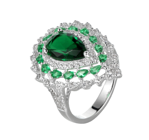 Women European 925 Sterling Silver Zirconia Rings Wedding Jewelry Gifts 83901