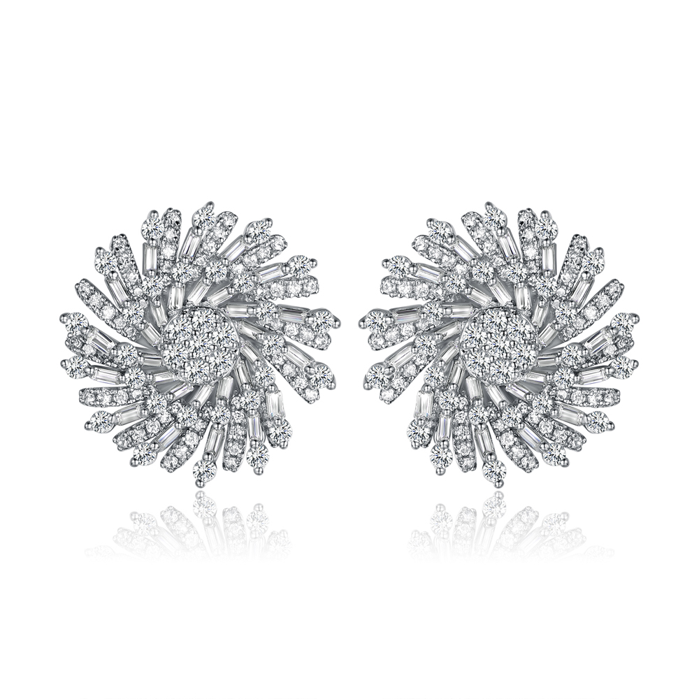 Stud Earrings for Women Jewelry with Cubic Zircon 300417