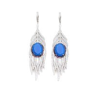 925 Sterling Silver Earrings for Woman Jewelry 80857EW
