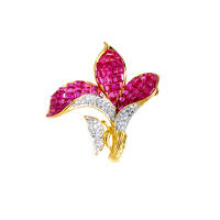 Stylish 925 Sterling Silver Brooch for Woman 40382